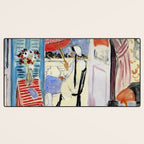 Henri Matisse Woman at The Open Window Painting Desk Mat Gallery Image 3