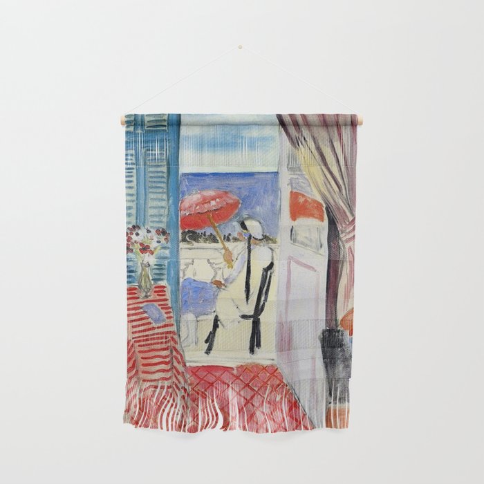 Henri Matisse Woman at The Open Window Painting Wall Hanging Gallery Image 1