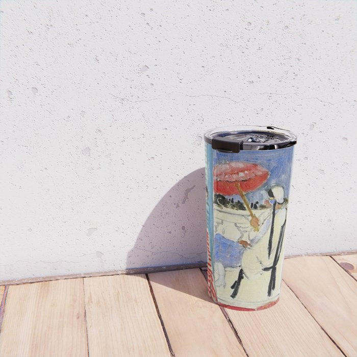 Henri Matisse Woman at The Open Window Painting Travel Mug Gallery Image 4