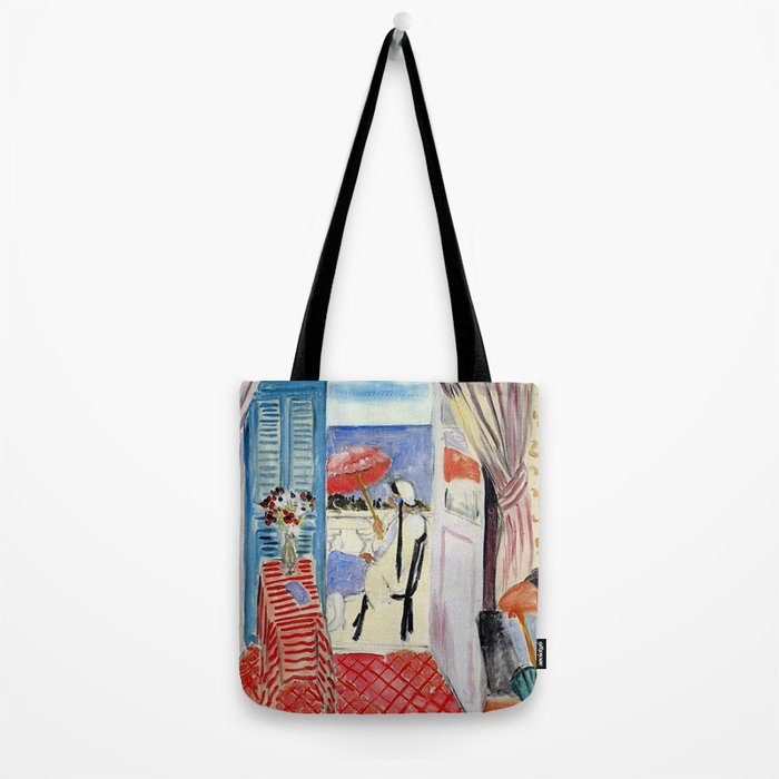 Henri Matisse Woman at The Open Window Painting Tote Bag Gallery Image 2
