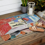 Henri Matisse Woman at The Open Window Painting Outdoor Rug Gallery Image 2