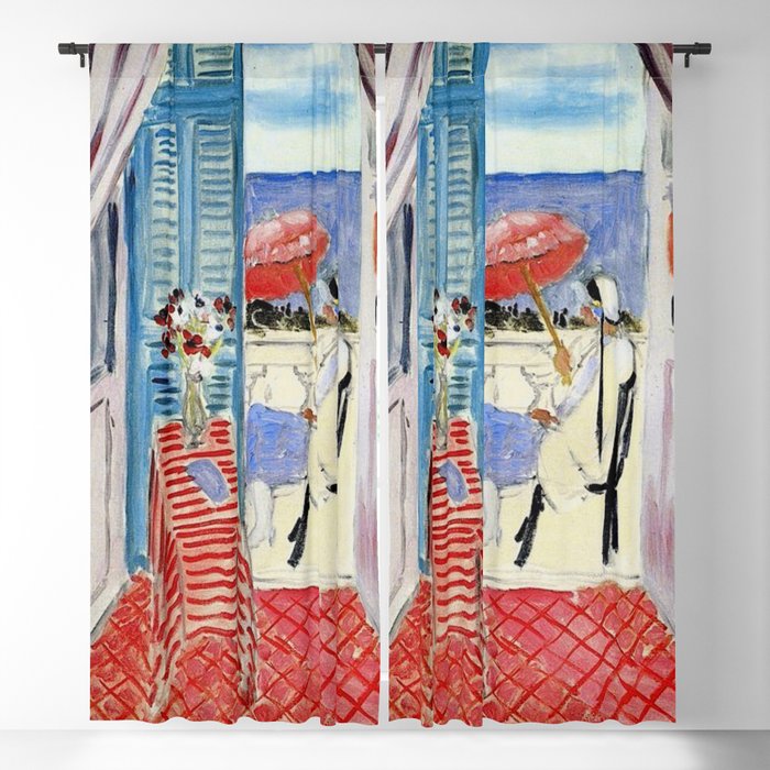 Henri Matisse Woman at The Open Window Painting Window Curtain Gallery Image 5