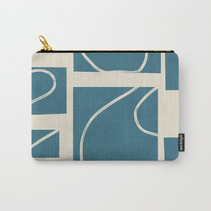 Abstract Pathways 3 Carry All Pouch Gallery Image 1