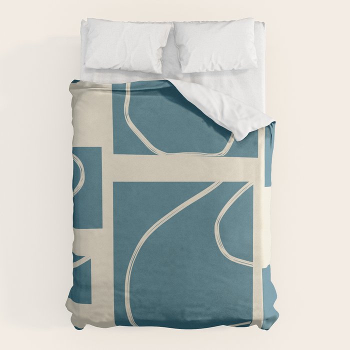 Abstract Pathways 3 Duvet Cover Gallery Image 1