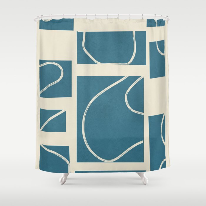 Abstract Pathways 3 Shower Curtain Gallery Image 1