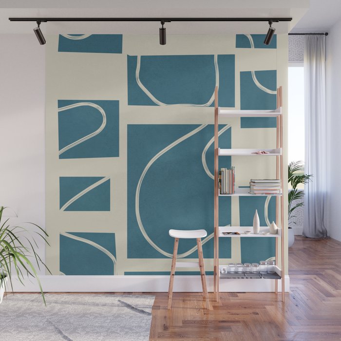 Abstract Pathways 3 Wall Mural Gallery Image 1