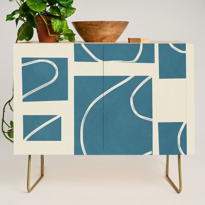 Abstract Pathways 3 Credenza Gallery Image 1