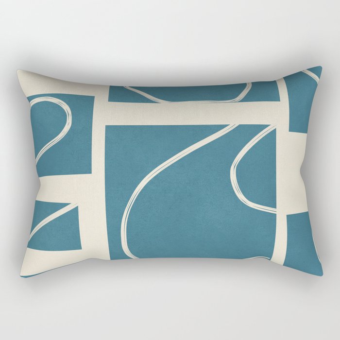 Abstract Pathways 3 Rectangular Pillow Gallery Image 1