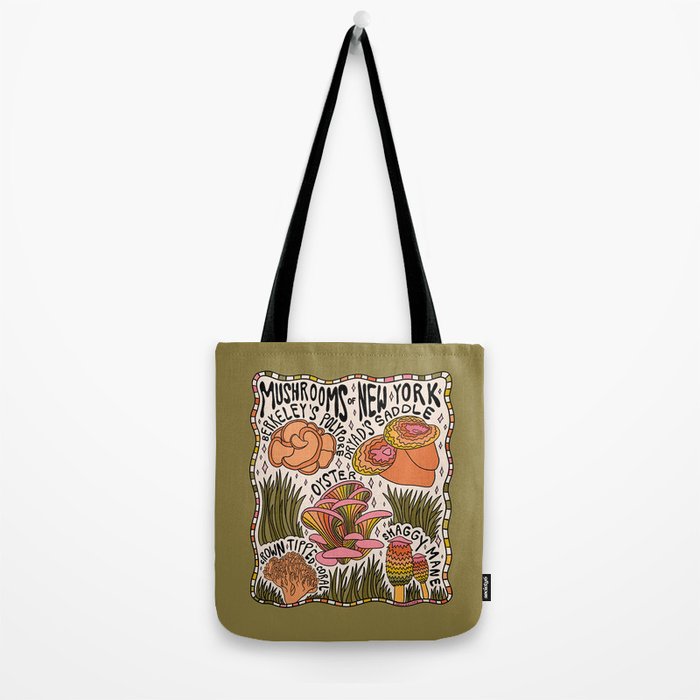 Mushrooms of New York Tote Bag Gallery Image 2