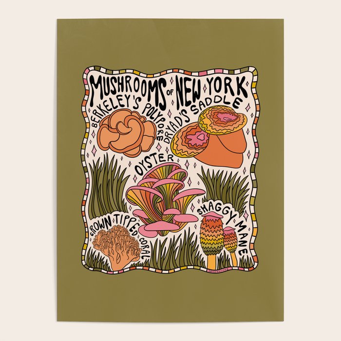 Mushrooms of New York Poster Gallery Image 4