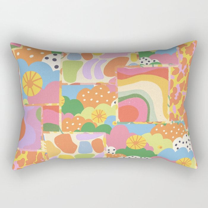 Patchwork#2 Rectangular Pillow Gallery Image 2
