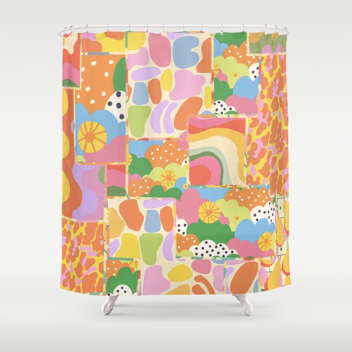 Patchwork#2 Shower Curtain Gallery Image 1