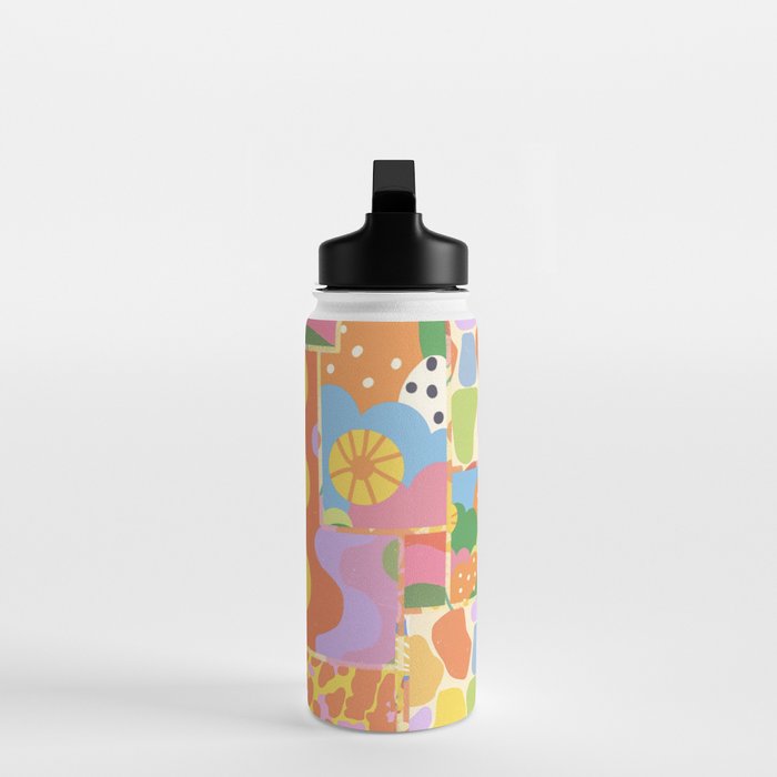 Patchwork#2 Water Bottle Gallery Image 3