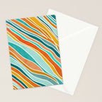 Colorful Summer Stripes Stationery Card Gallery Image 2
