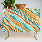 Colorful Summer Stripes Credenza Gallery Image 1