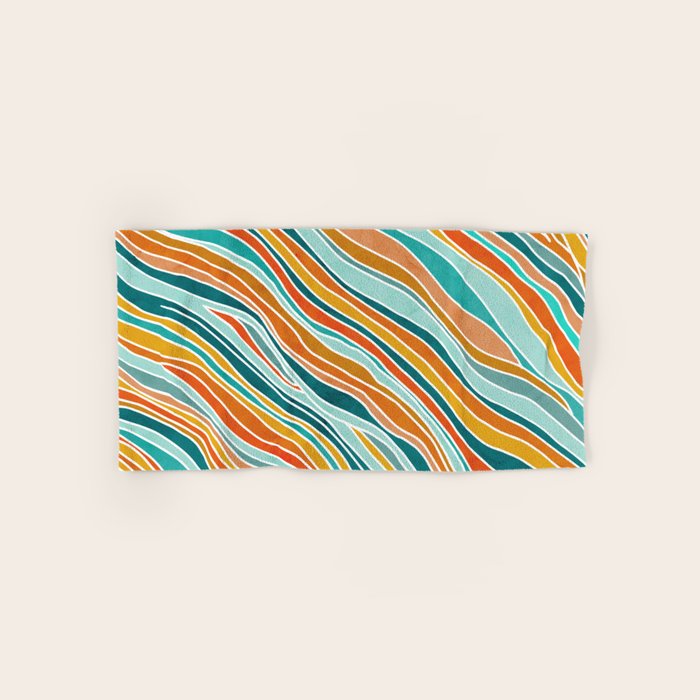 Colorful Summer Stripes Towels Gallery Image 1