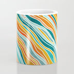 Colorful Summer Stripes Coffee Mug Gallery Image 4