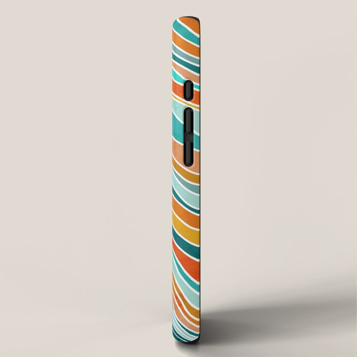 Colorful Summer Stripes iPhone Case Gallery Image 2