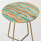 Colorful Summer Stripes Side Table Gallery Image 2