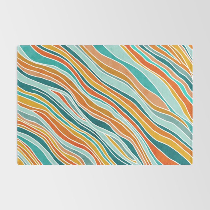 Colorful Summer Stripes Rug Gallery Image 2