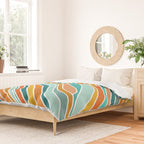 Colorful Summer Stripes Duvet Cover Gallery Image 2