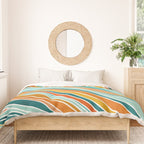 Colorful Summer Stripes Duvet Cover Gallery Image 3