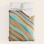 Colorful Summer Stripes Duvet Cover Gallery Image 6