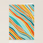 Colorful Summer Stripes Stationery Card Gallery Image 2