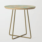 Colorful Summer Stripes Side Table Gallery Image 1