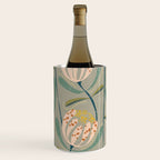 Floating scandi flowers earthy tones Wine Chiller Gallery Image 1