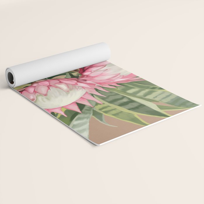 Floral Elegance 1 Yoga Mat Gallery Image 2