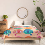 Mystic Colored Eye Pattern  Comforter Gallery Image 3