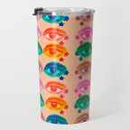 Mystic Colored Eye Pattern  Travel Mug Gallery Image 3