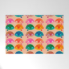 Mystic Colored Eye Pattern  Welcome Mat Gallery Image 1