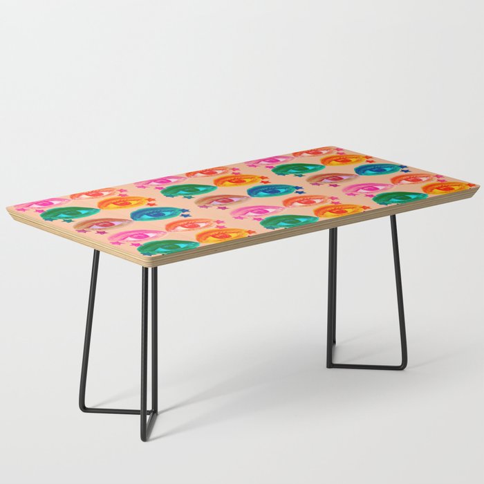Mystic Colored Eye Pattern  Coffee Table Gallery Image 1