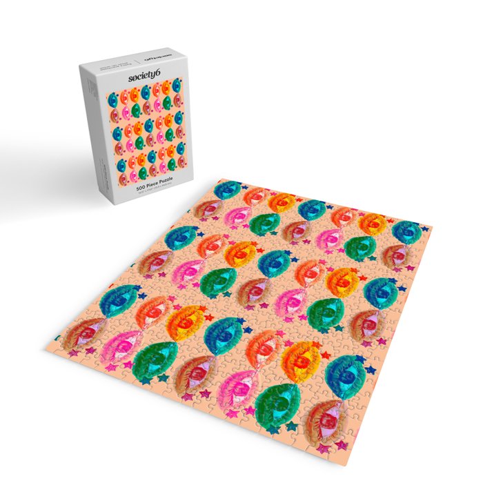 Mystic Colored Eye Pattern  Jigsaw Puzzle Gallery Image 2