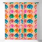 Mystic Colored Eye Pattern  Window Curtain Gallery Image 5