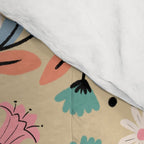 Bunny in the garden - cream pattern  Comforter Gallery Image 4
