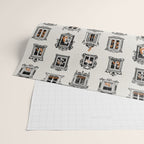 Black Forest welcome windows Wrapping Paper Gallery Image 2