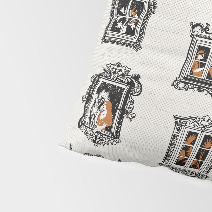 Black Forest welcome windows Pillow Sham Gallery Image 4