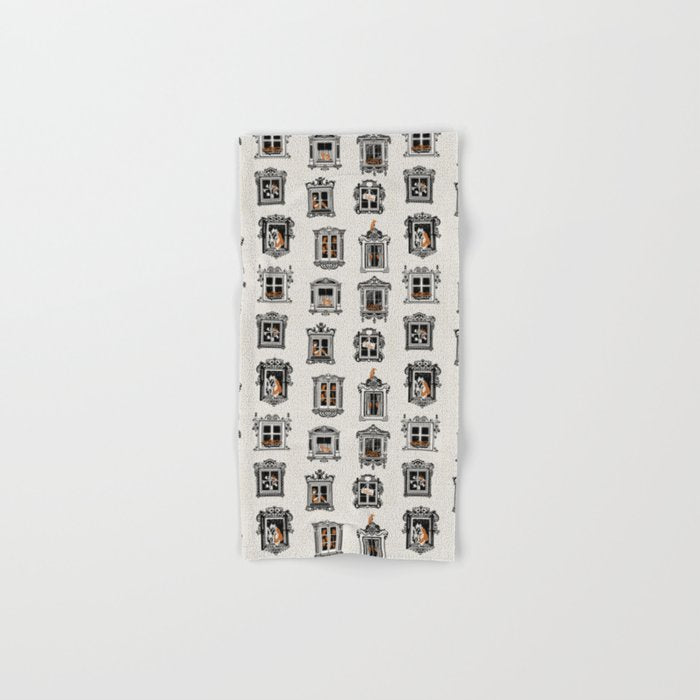 Black Forest welcome windows Bath Towel Gallery Image 1