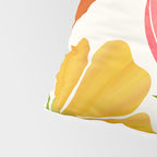 Spring Wildflowers Floral Illustration Pillow Sham Gallery Image 4