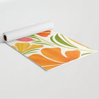 Spring Wildflowers Floral Illustration Yoga Mat Gallery Image 2