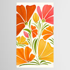 Spring Wildflowers Floral Illustration Tablecloth Gallery Image 2