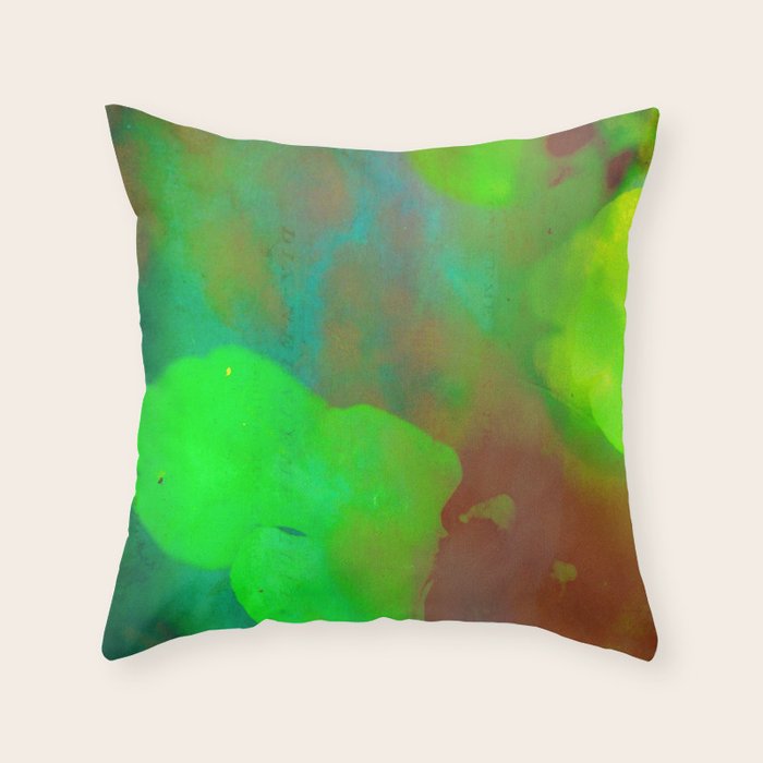 Colorful Imagination Throw Pillow Gallery Image 1