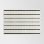 Minimal Triangles - Black & White Rug Gallery Image 2