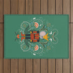 Regal Dreams: The Enchanted Nutcracker  Outdoor Rug Gallery Image 1