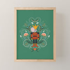 Regal Dreams: The Enchanted Nutcracker  Mini Art Print Gallery Image 1