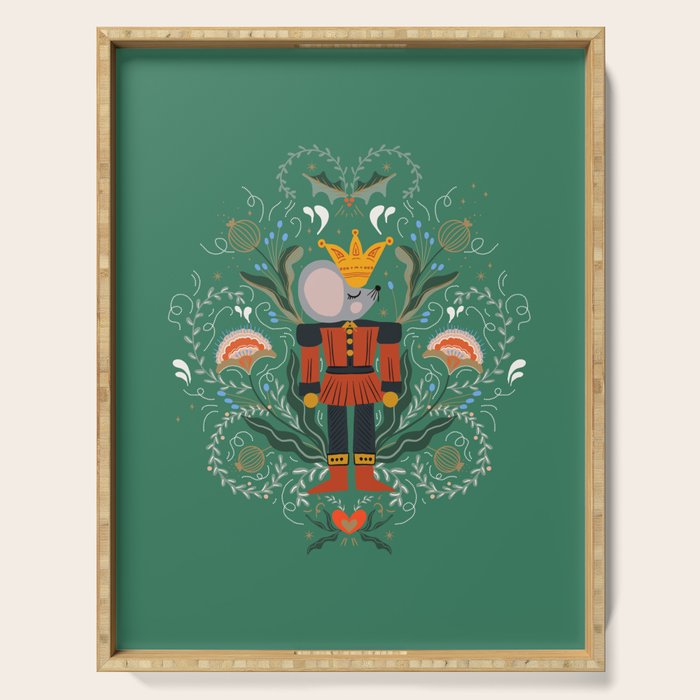 Regal Dreams: The Enchanted Nutcracker  Serving Tray Gallery Image 1
