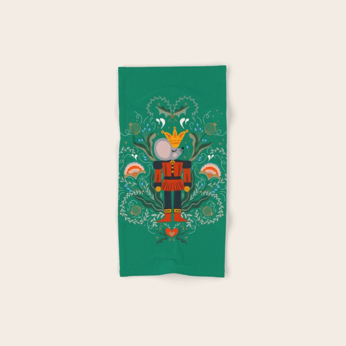 Regal Dreams: The Enchanted Nutcracker  Bath Towel Gallery Image 1